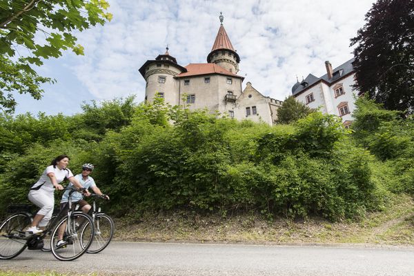 Anradeln um Heldburg