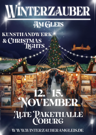 Poster Winterzauber - Am Gleis